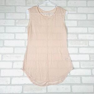 Athleta XS Pale‎ Pink Tank Top Sleeveless Relaxed Fit Casual Comfortable